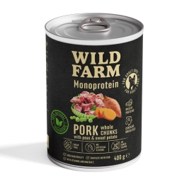 WILD FARM Monoprotein / Pork - Wieprzowna 400g